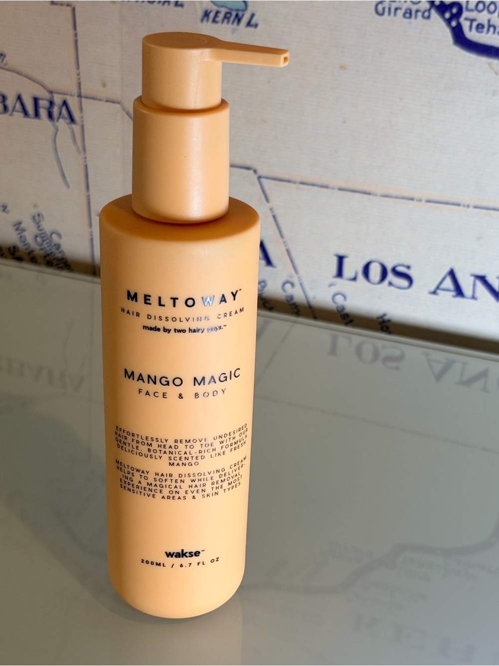 Meltaway Mango Magic Hair Dissolving Cream - Peach Bottle 6.7 oz - New